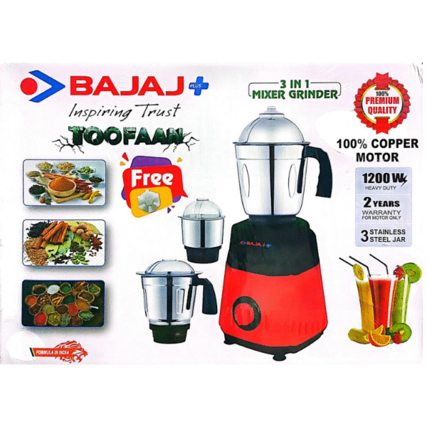 Bajaj Taifoon Mixer Grinder-1200W