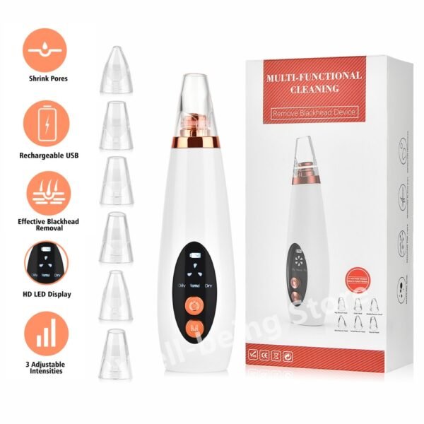 Rechargeable Electric Blackhead Acne Oil Remover