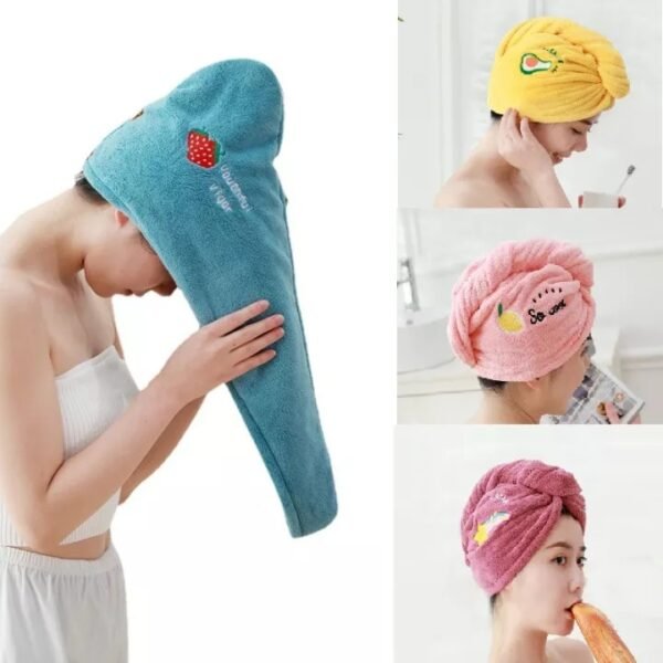 Coral Fleece Dry Hair Soft Shower Hair Towel