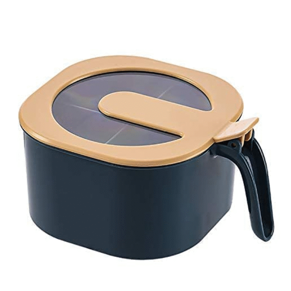 QUACKS Container 4 Compartments Seasoning Box Spice Jar - Multicolor