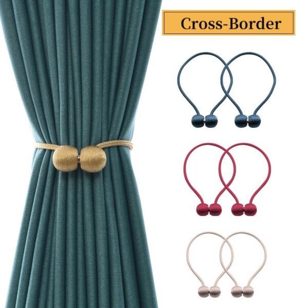 Houseeker Pearl Magnet Curtains Buckles