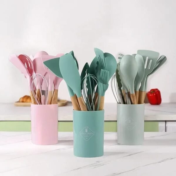 Kitchen Silicone Cooking Spoons