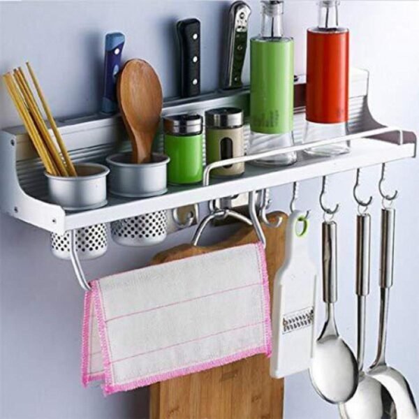 Wall Hanging Aluminium Kitchen Rack
